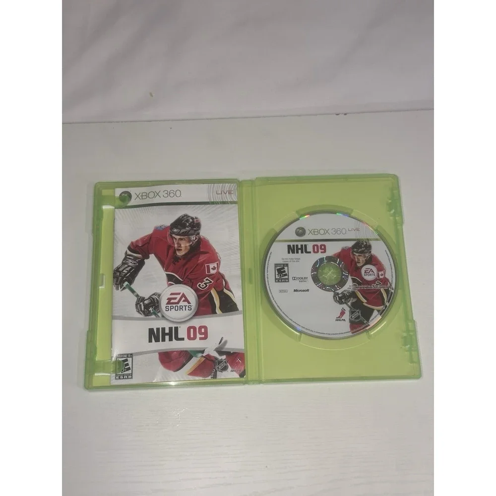 NHL 09 Microsoft Xbox 360 Complete With Manual